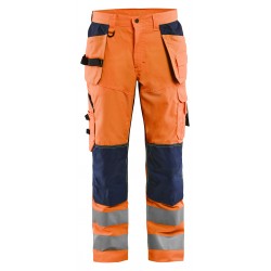 WERKBROEK HIGH VIS MET VENTILATIE